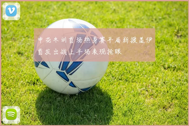 申花冬训首场热身赛平局新援盖伊首发出战上半场表现抢眼